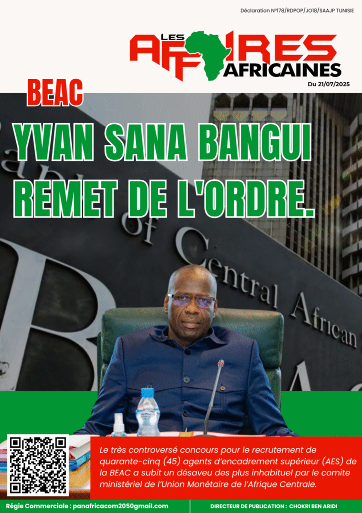 BEAC : YVAN SANA BANGUI, REMET DE L'ORDRE 1 Article 04 1